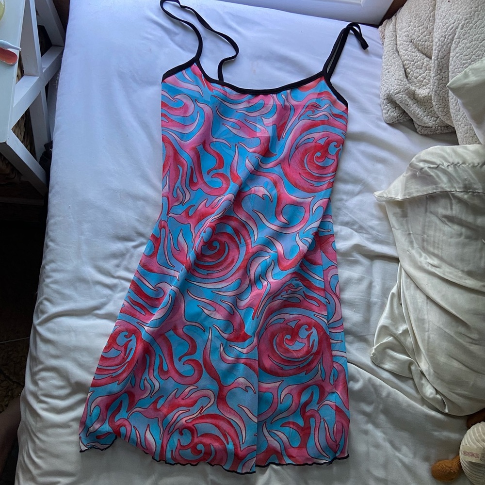 DollsKill mesh swirly dress🍭